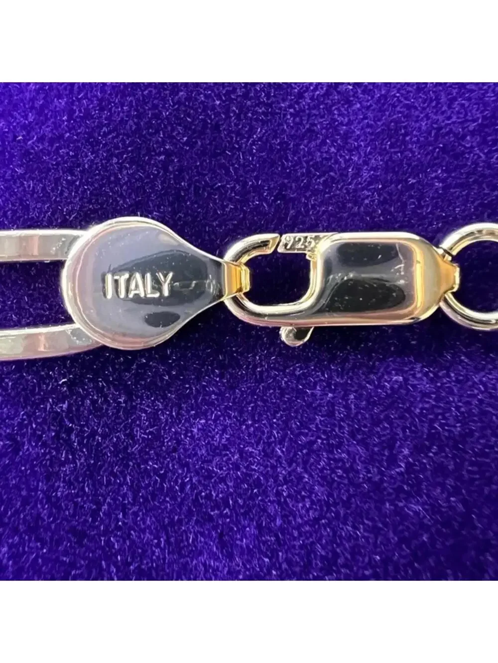 🆕 Vintage Gucci Charm 24k gold horse shoe Necklace Paperclip 925 Silver NWT - Picture 5 of 14